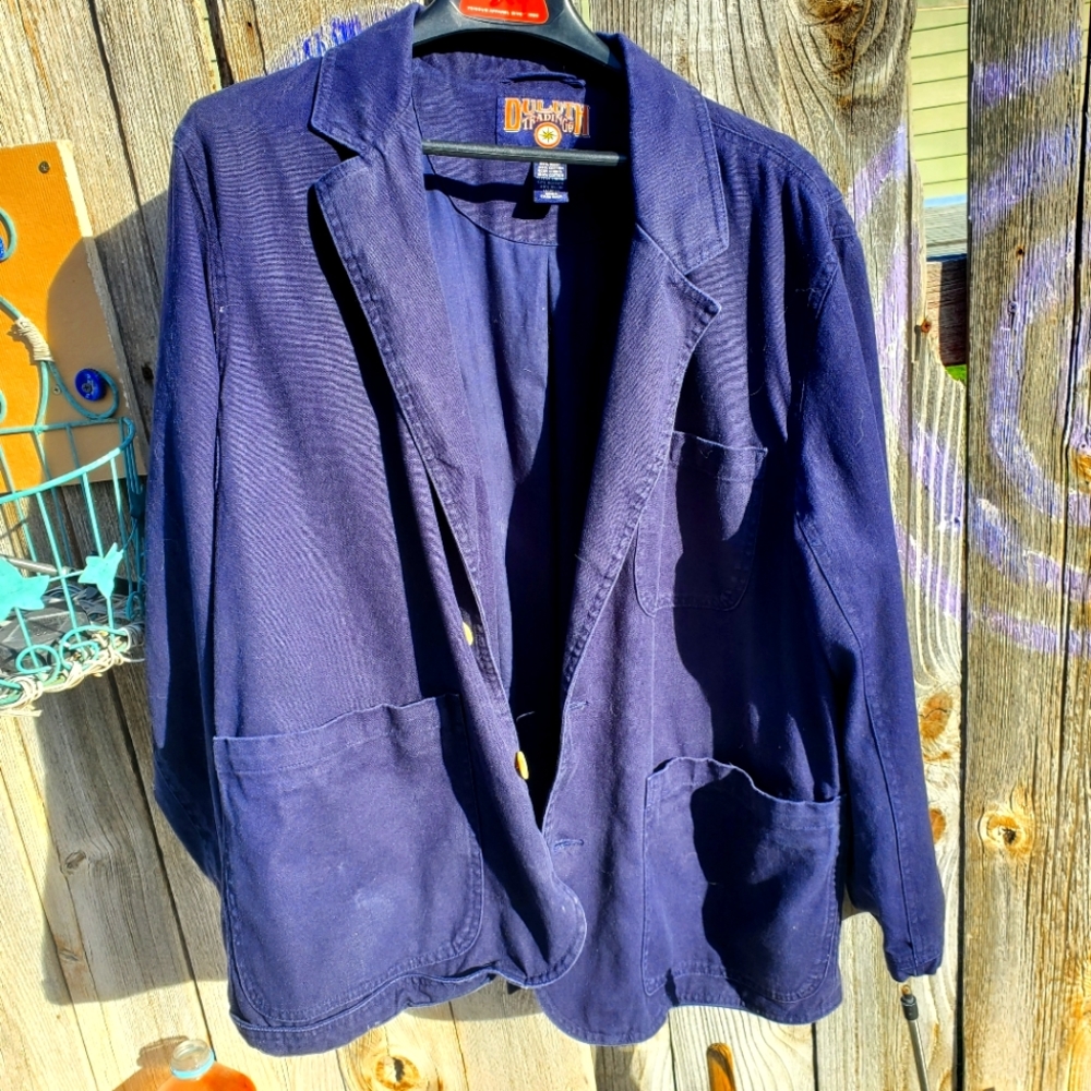 Duluth Trading sport Blazer Jacket Coat sz L